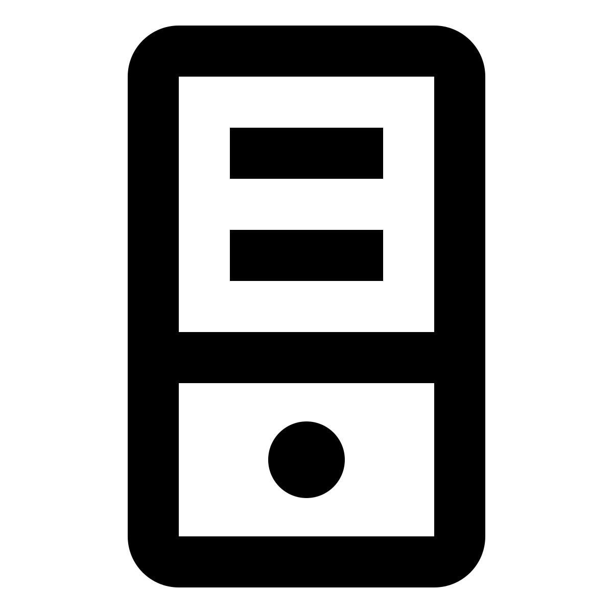 material outlined style сервер icon