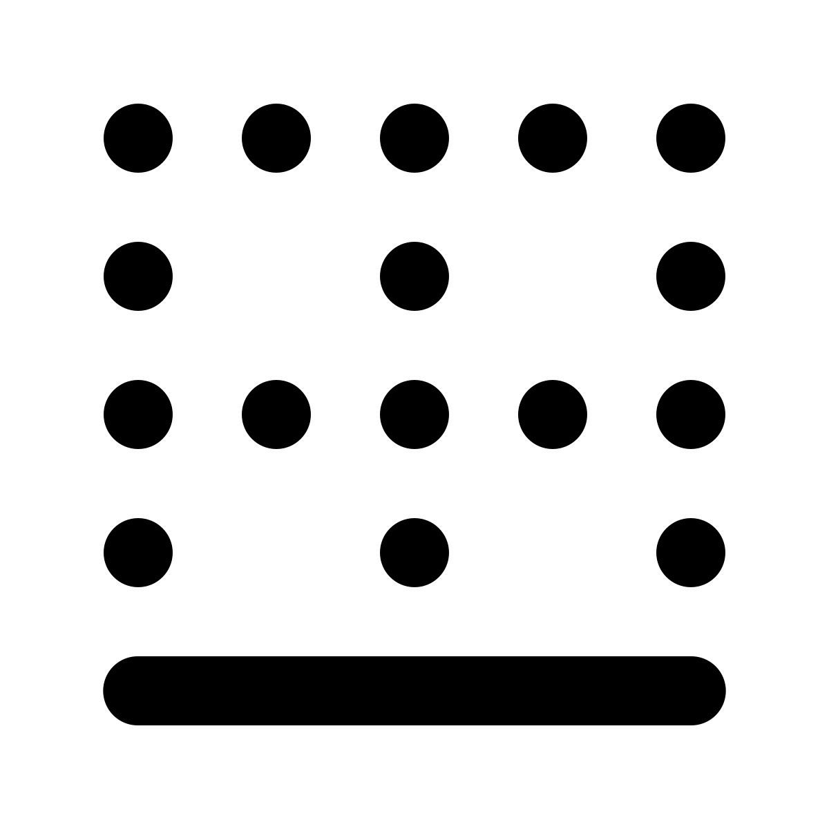 material rounded style нижняя граница icon