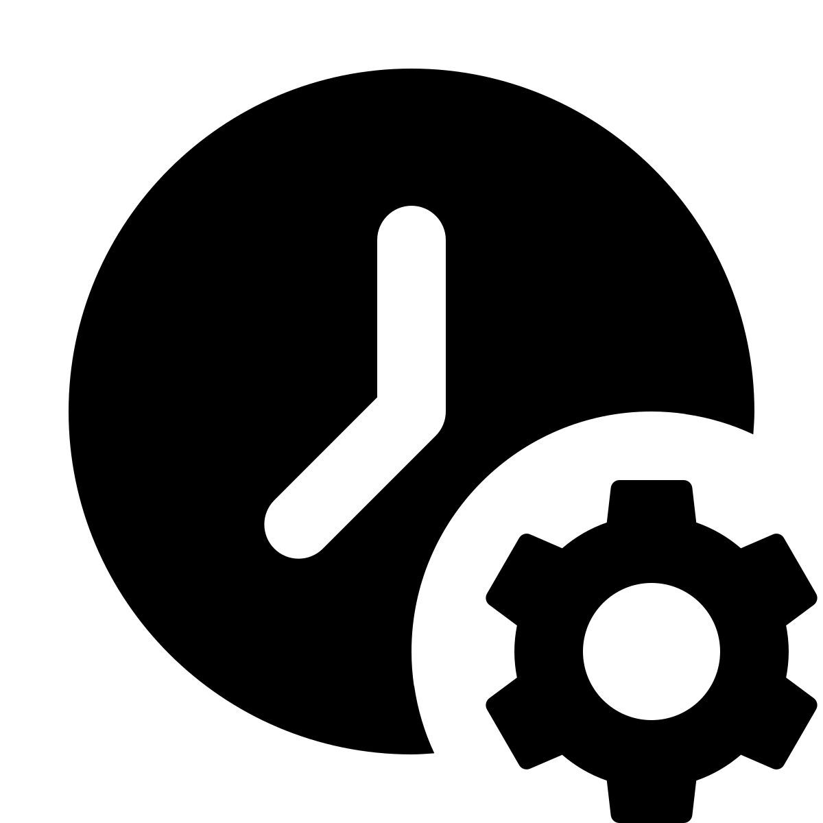 material rounded style настройки часов icon