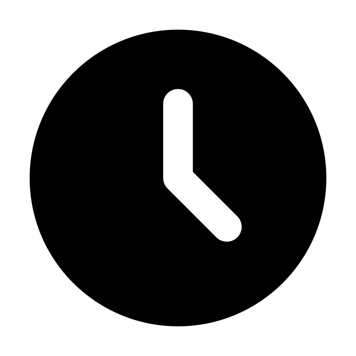 material rounded style часы icon