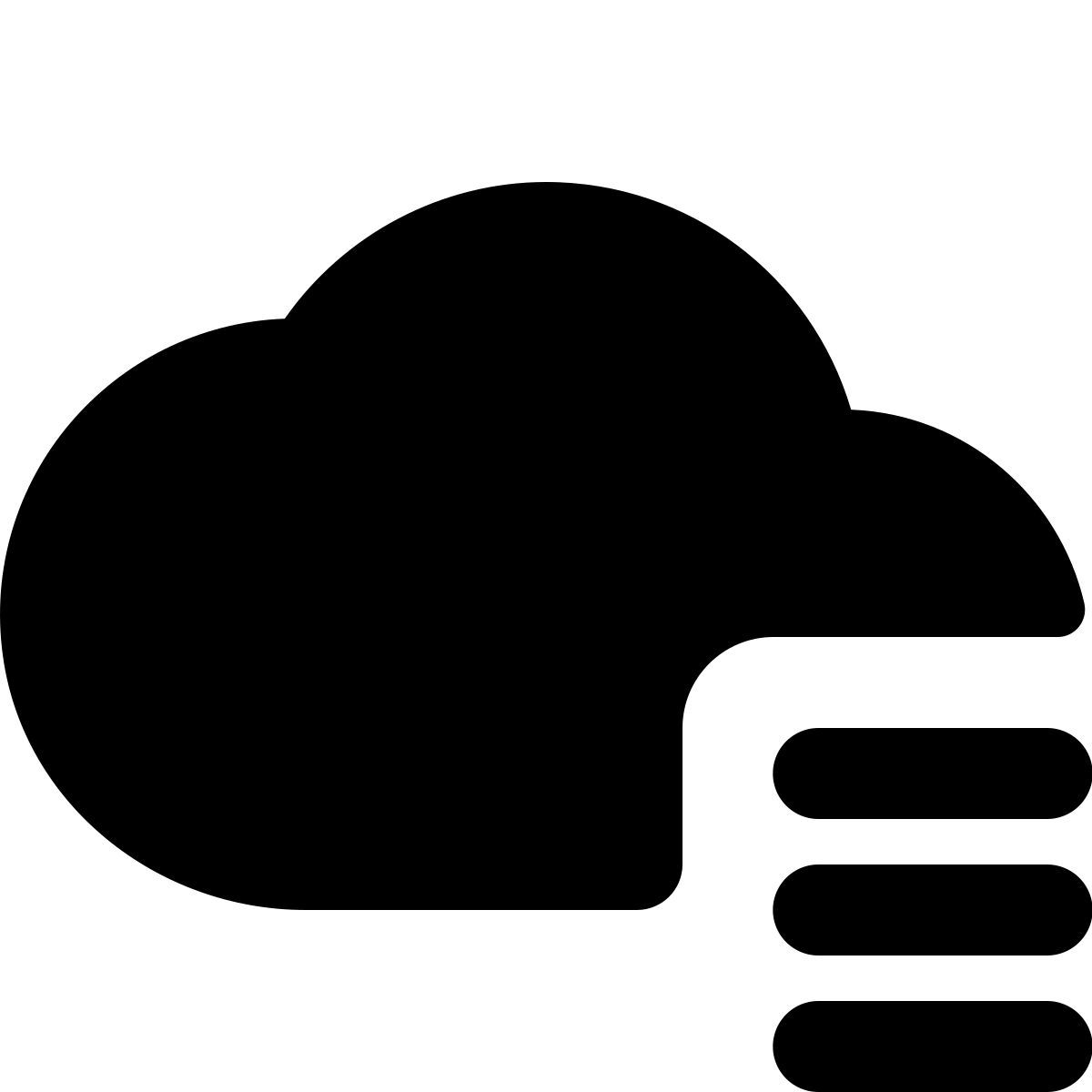 material rounded style облачная база данных icon
