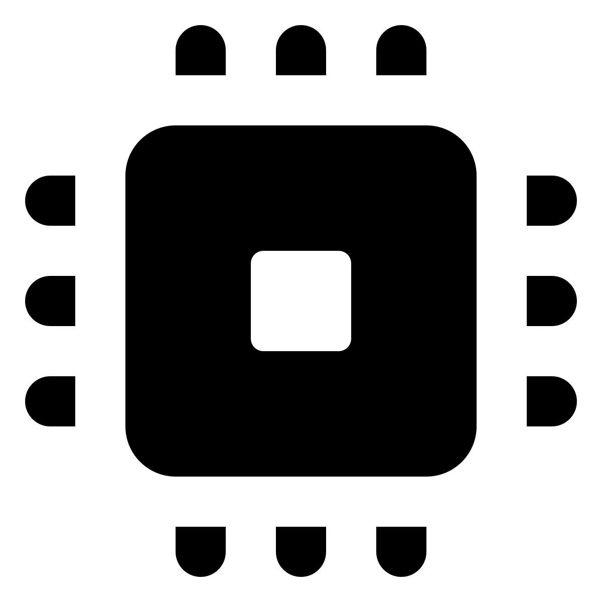material rounded style микрочип icon