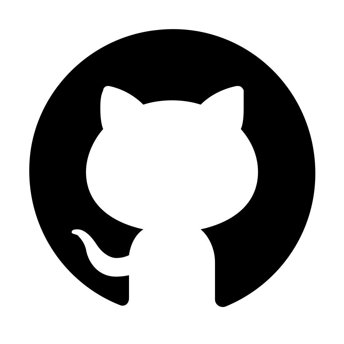 material rounded style github icon