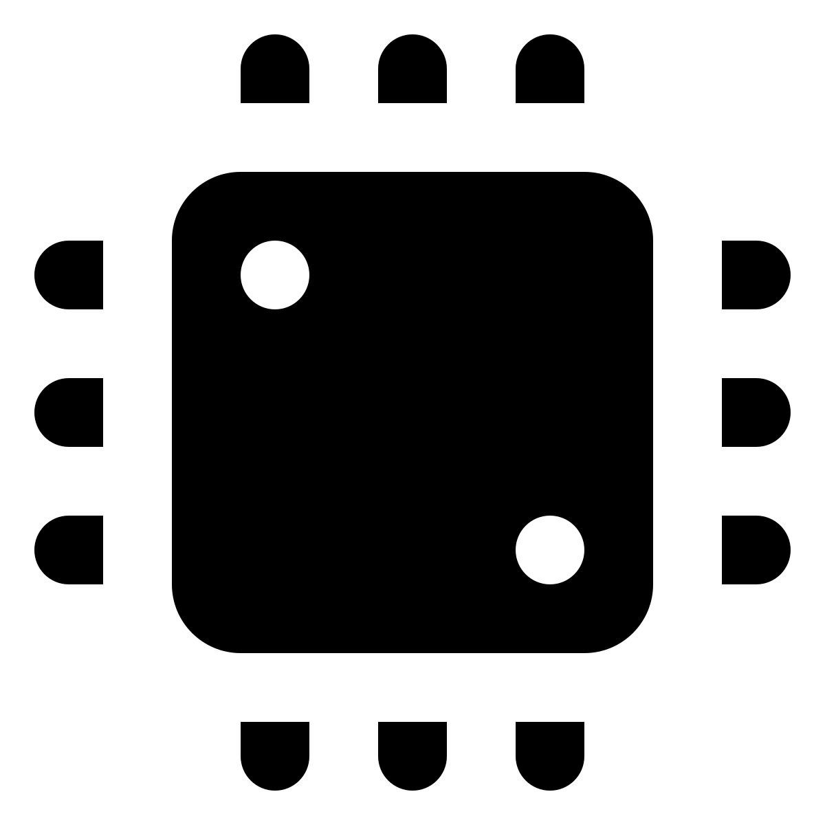 material rounded style процессор icon