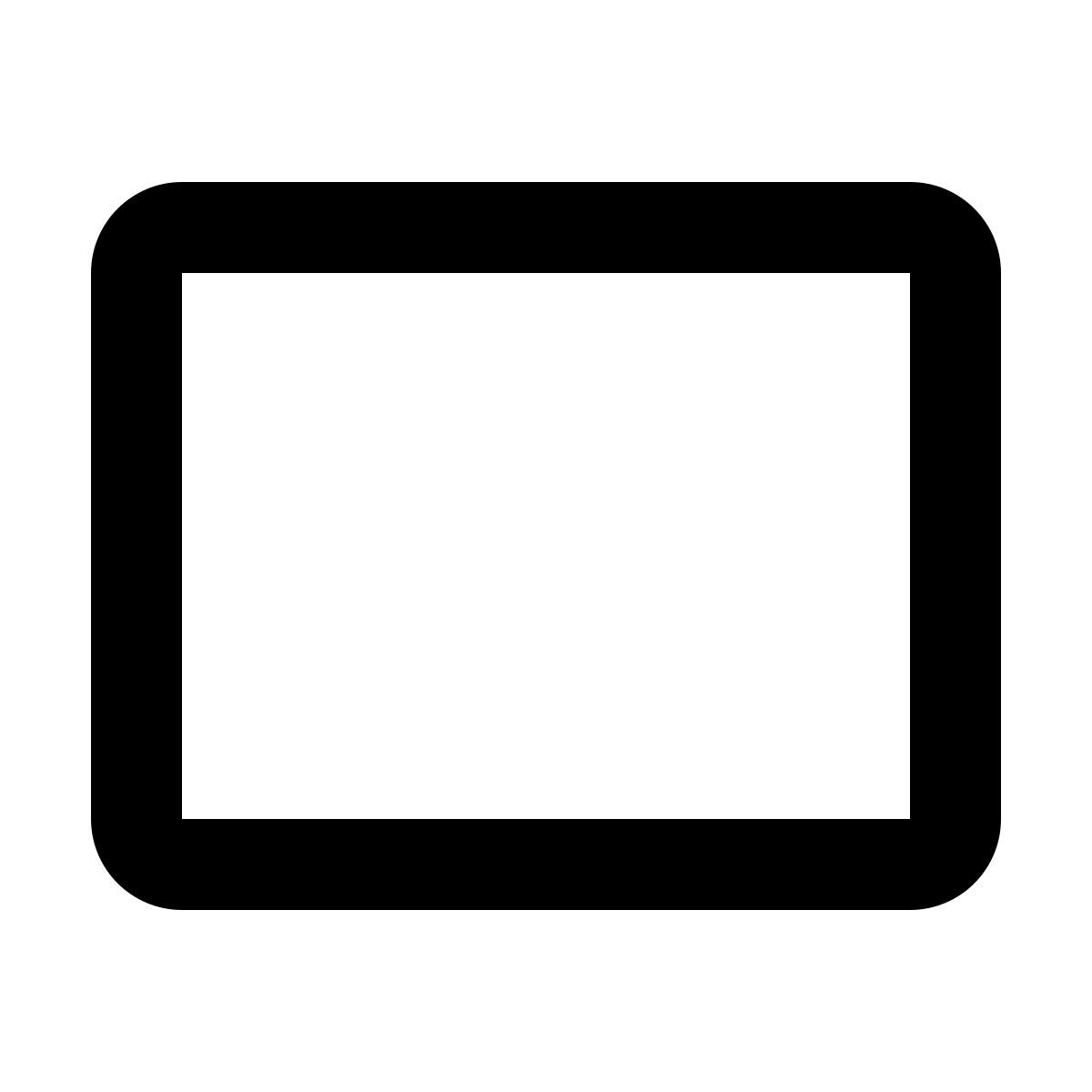 material rounded style прямоугольник icon