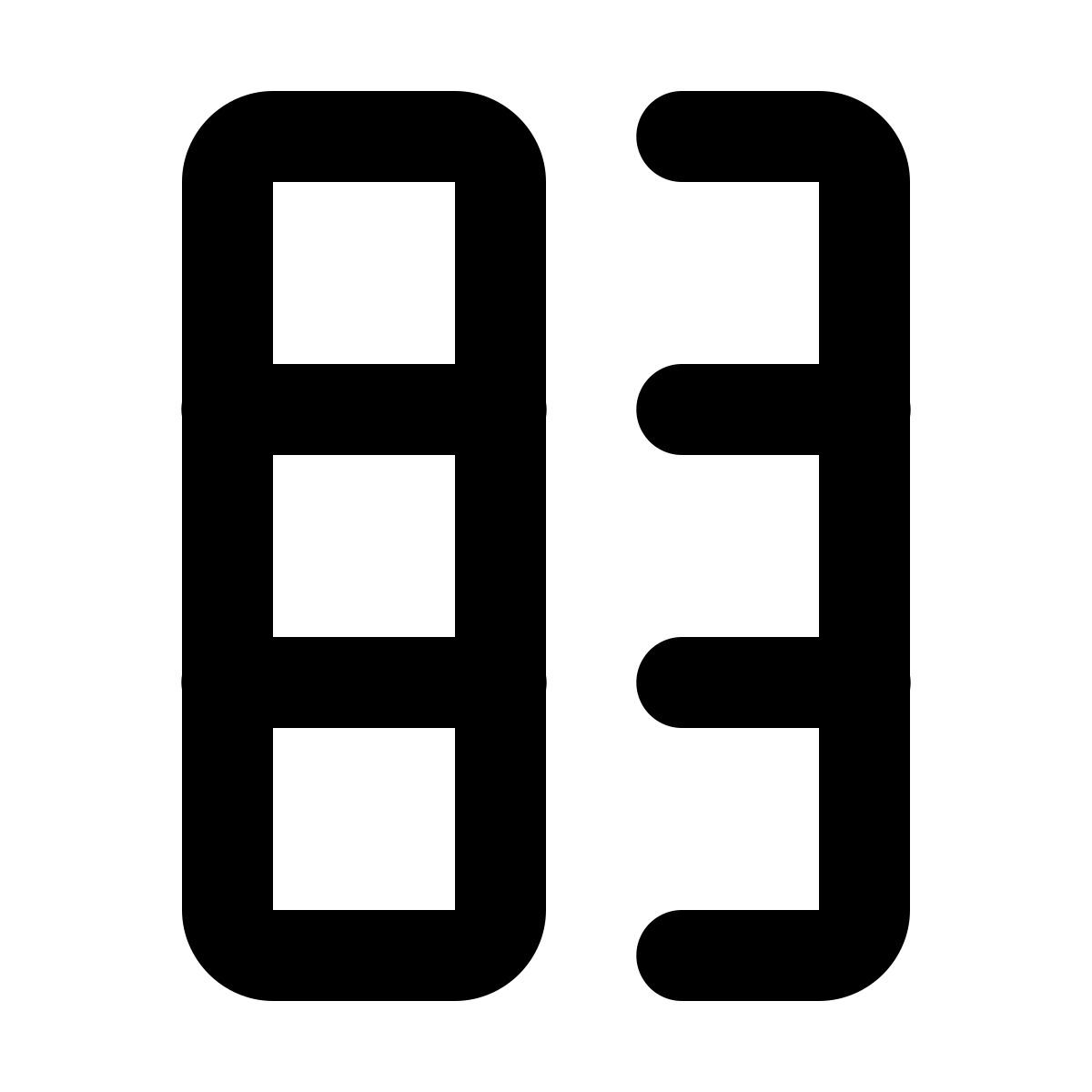 material rounded style колонка icon