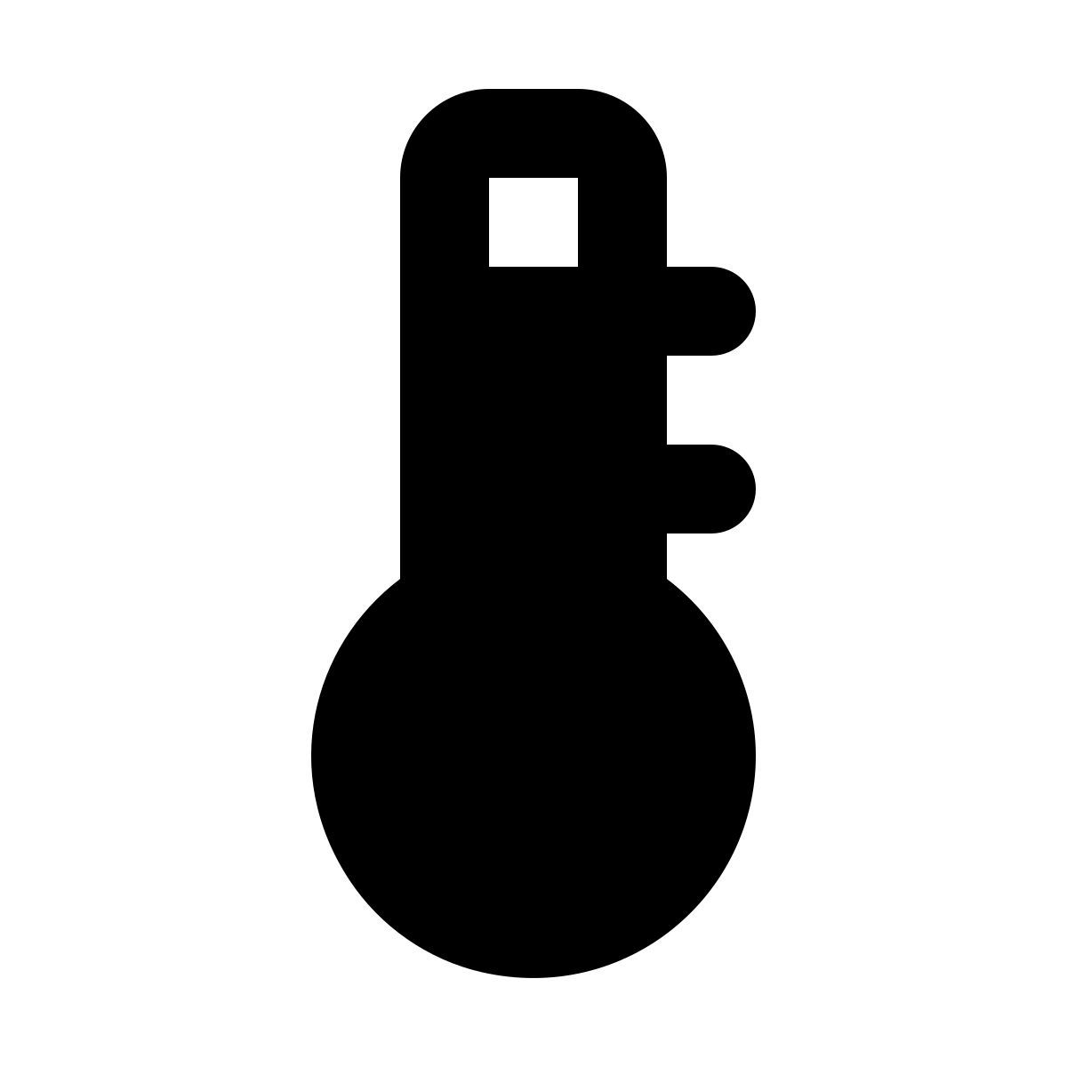 material rounded style температура icon