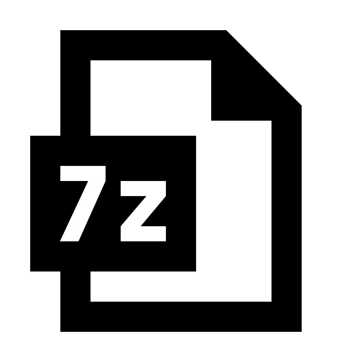 material sharp style 7zip icon