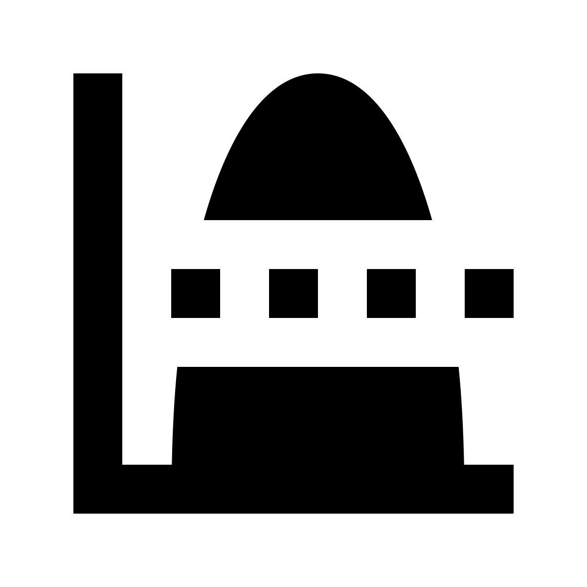 material sharp style колоколообразная кривая icon