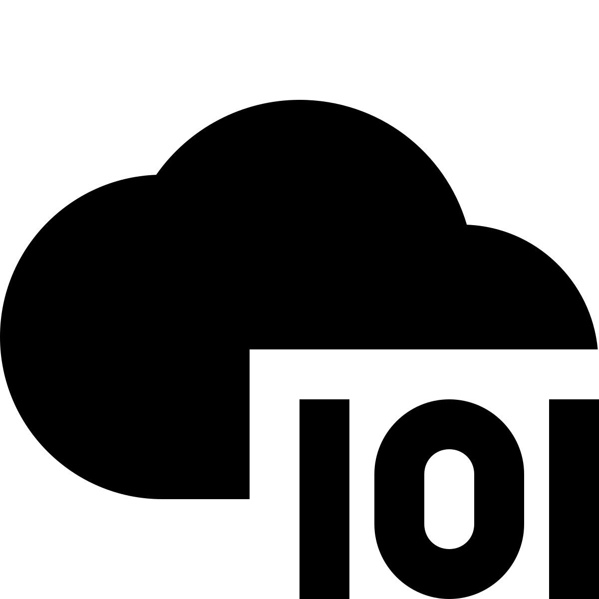 material sharp style облако двоичный код icon