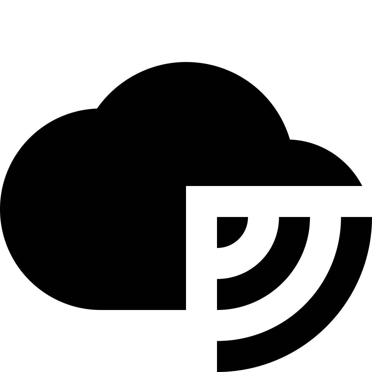 material sharp style облачное вещание icon