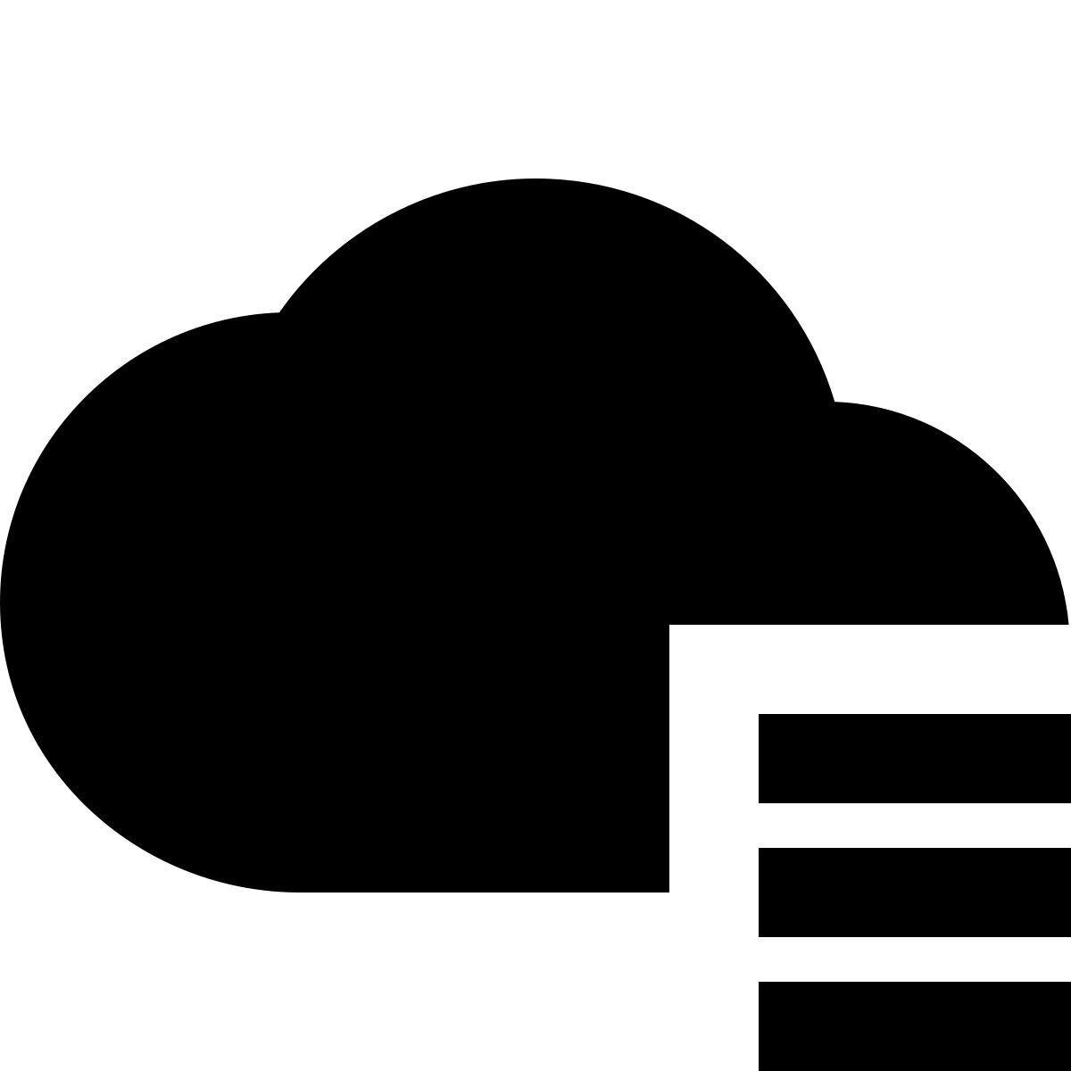 material sharp style облачная база данных icon