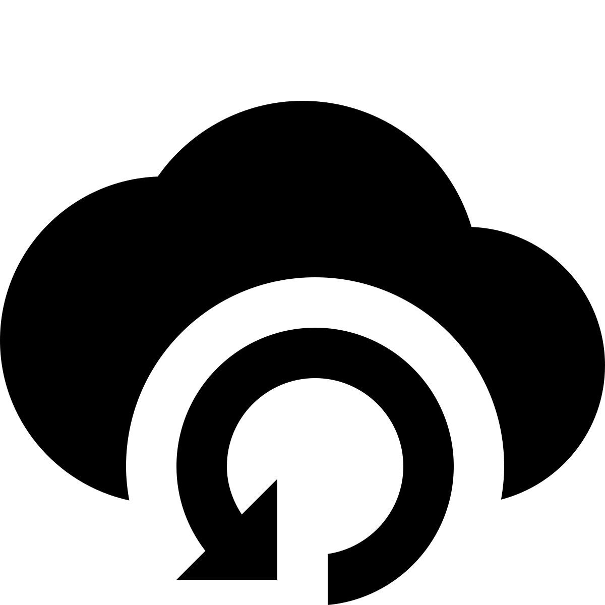 material sharp style обновить облачное хранилище icon
