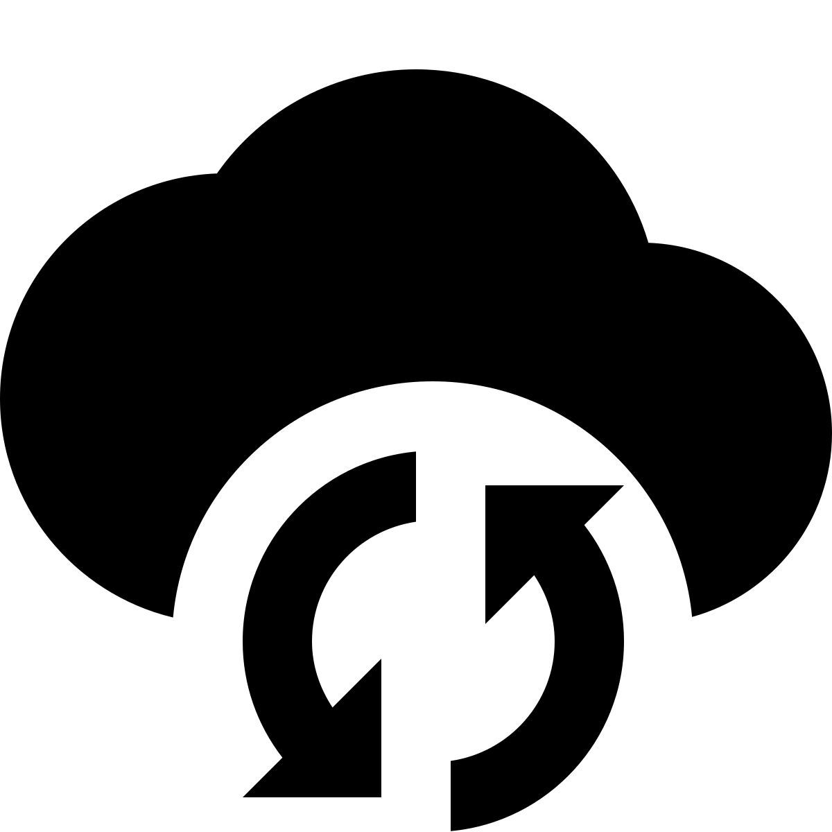 material sharp style облако синхронизации icon