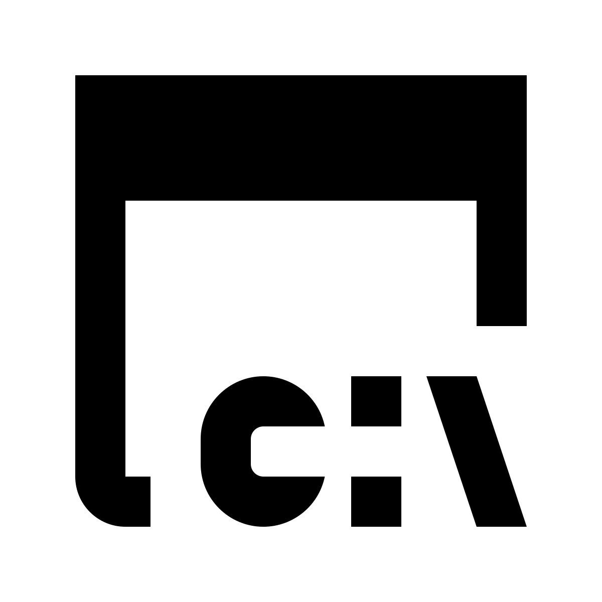 material sharp style cmd icon