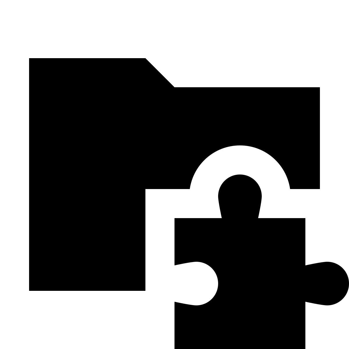 material sharp style папка расширений icon