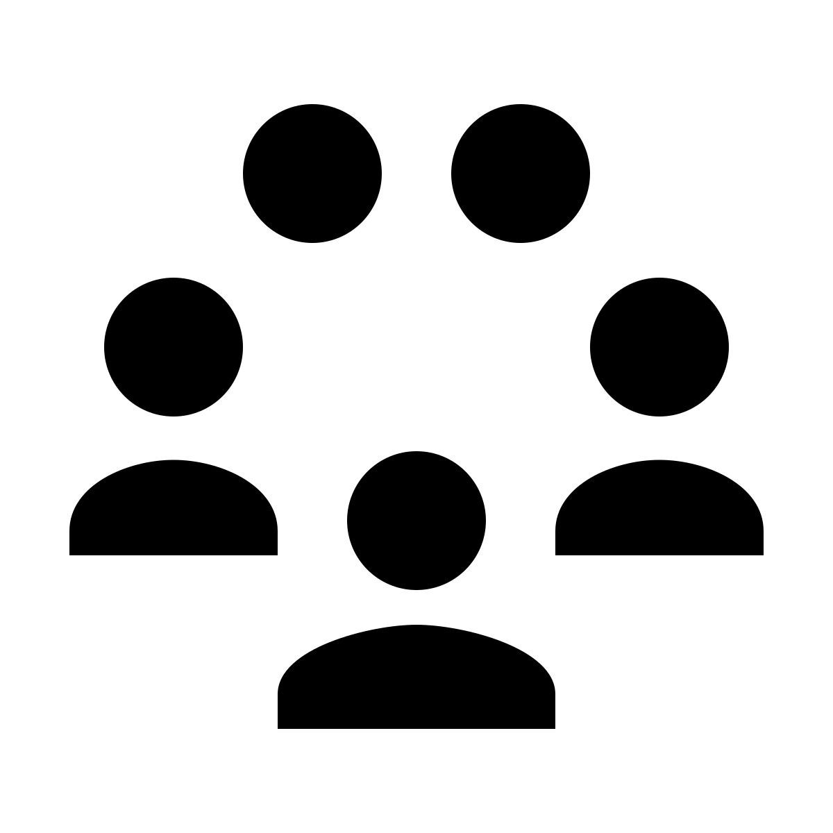 material sharp style группы пользователей icon
