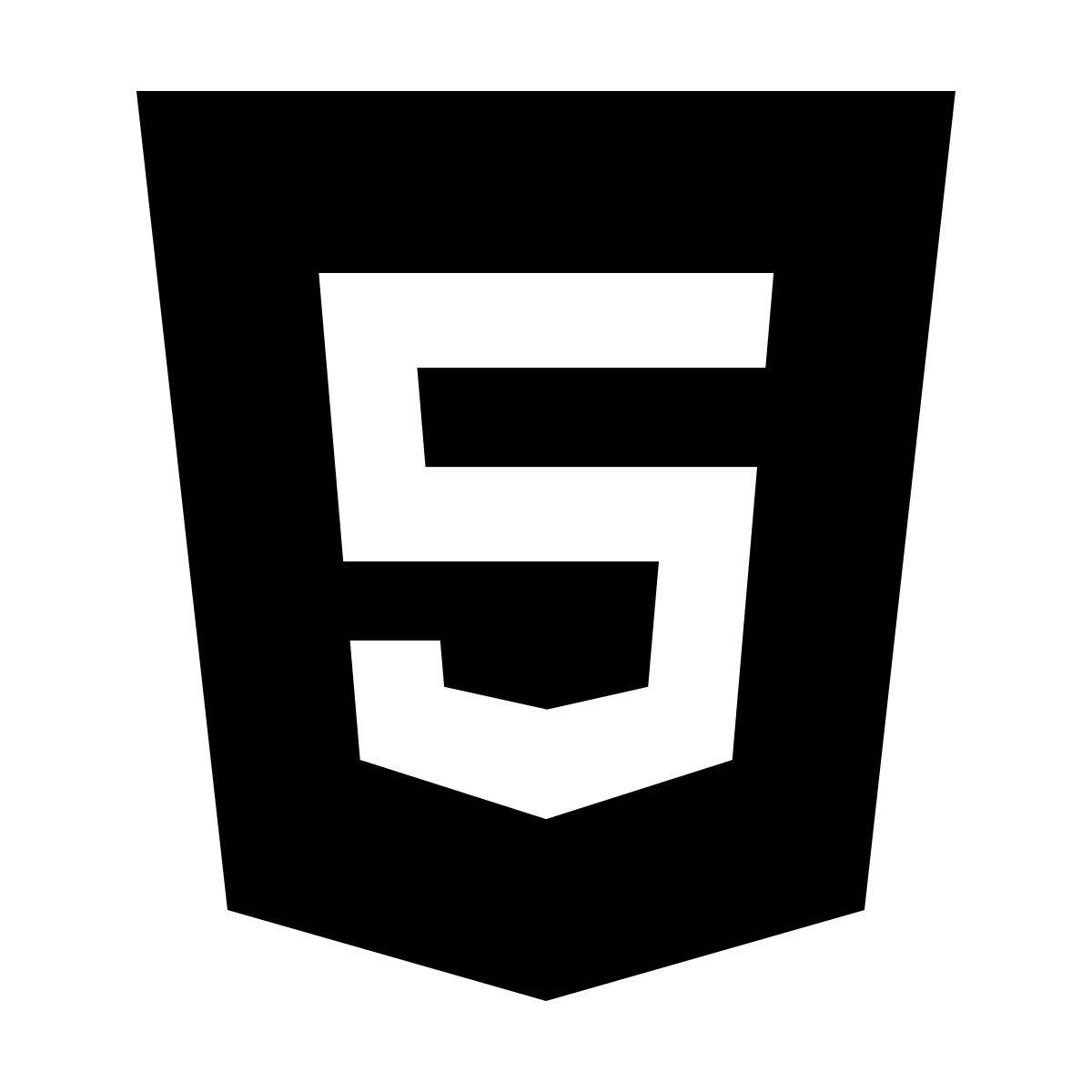 material sharp style html 5 icon