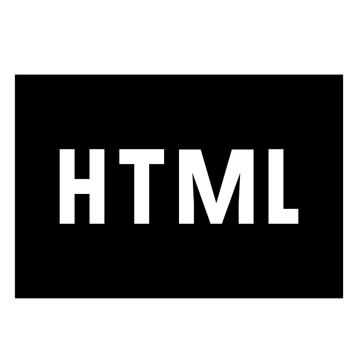 material sharp style html icon