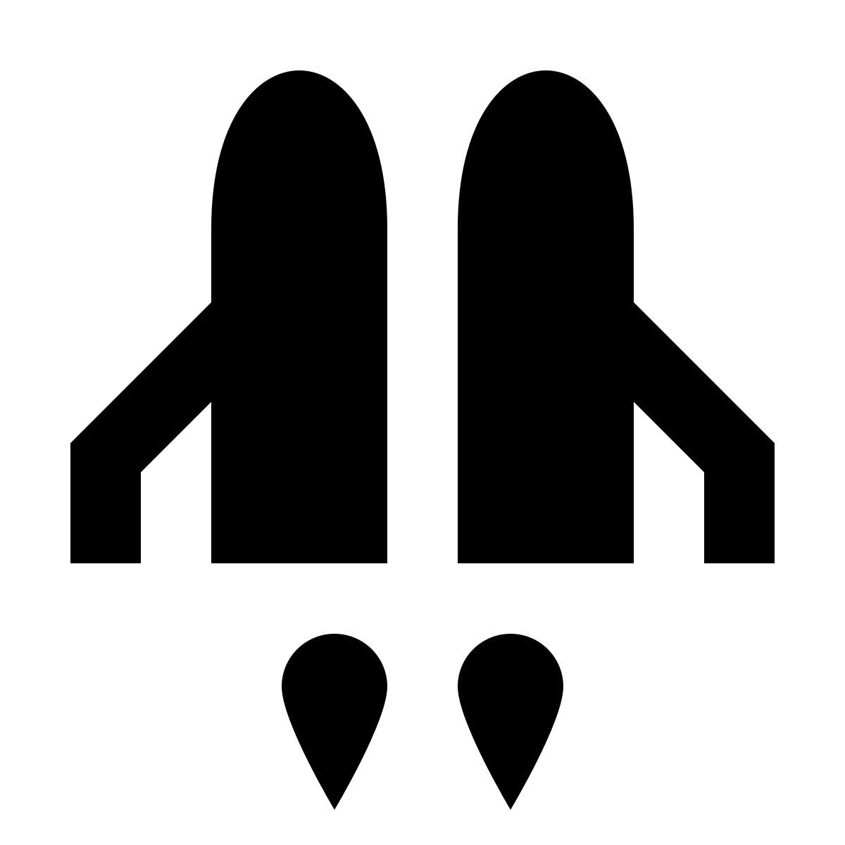 material sharp style реактивный ранец icon