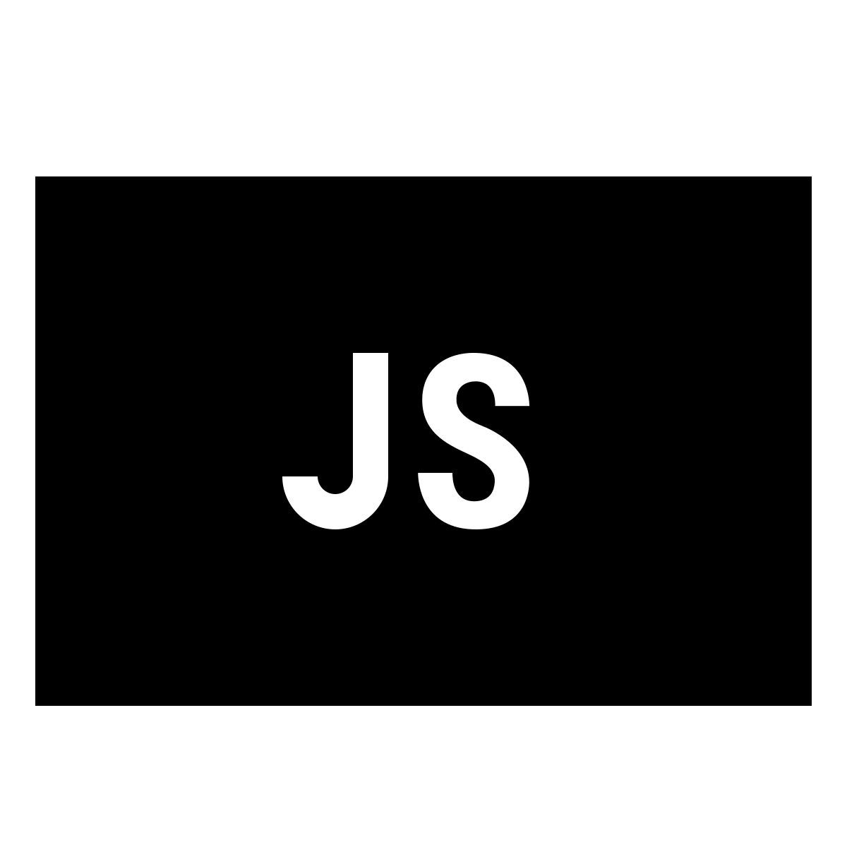 material sharp style javascript icon
