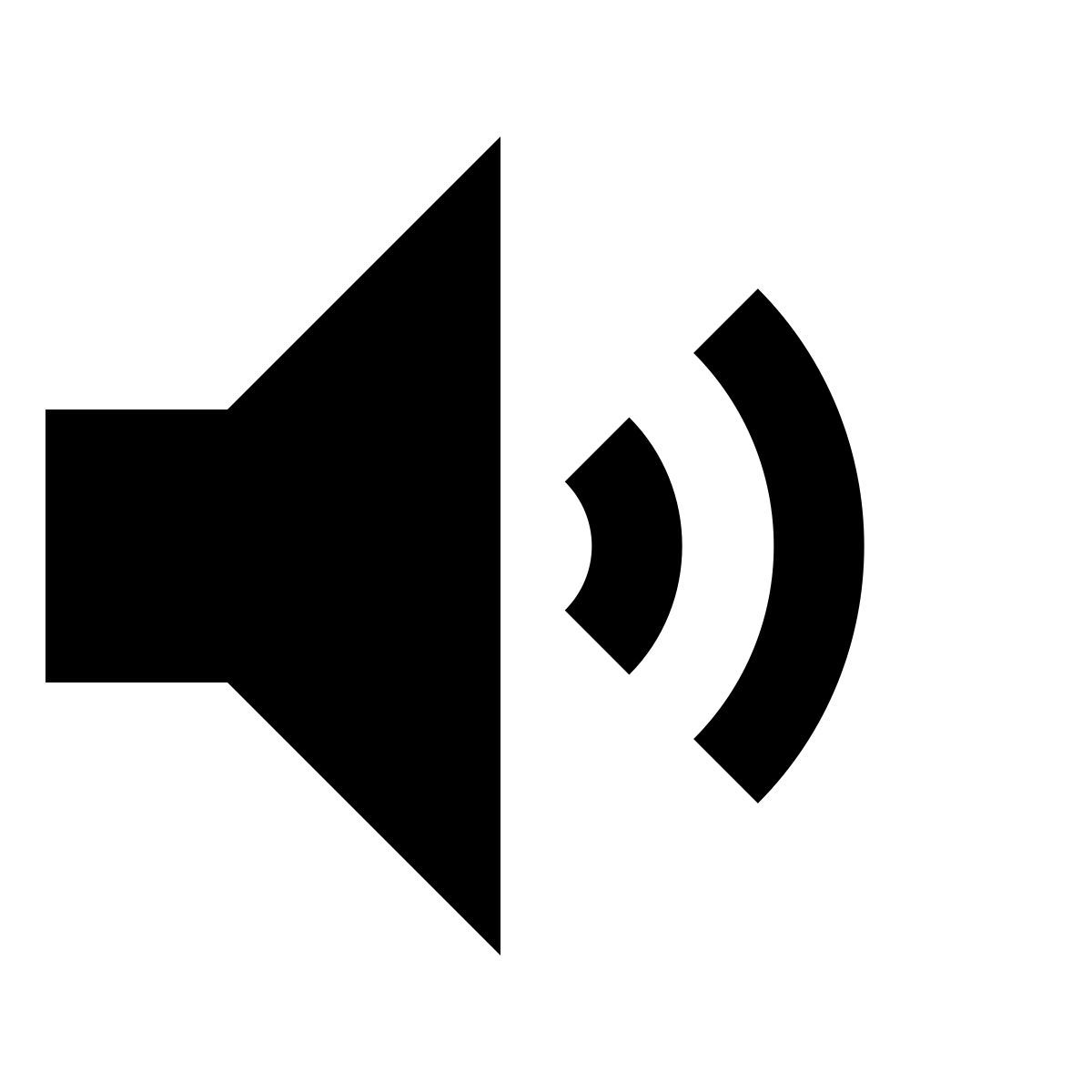 material sharp style рожок icon