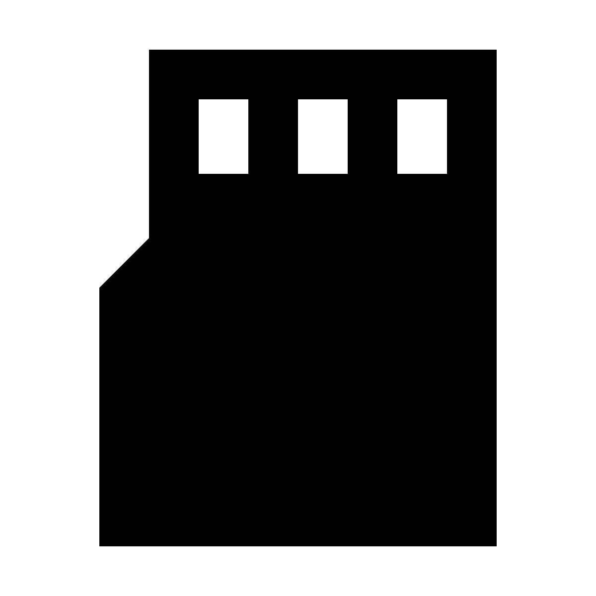 material sharp style карта памяти micro sd icon
