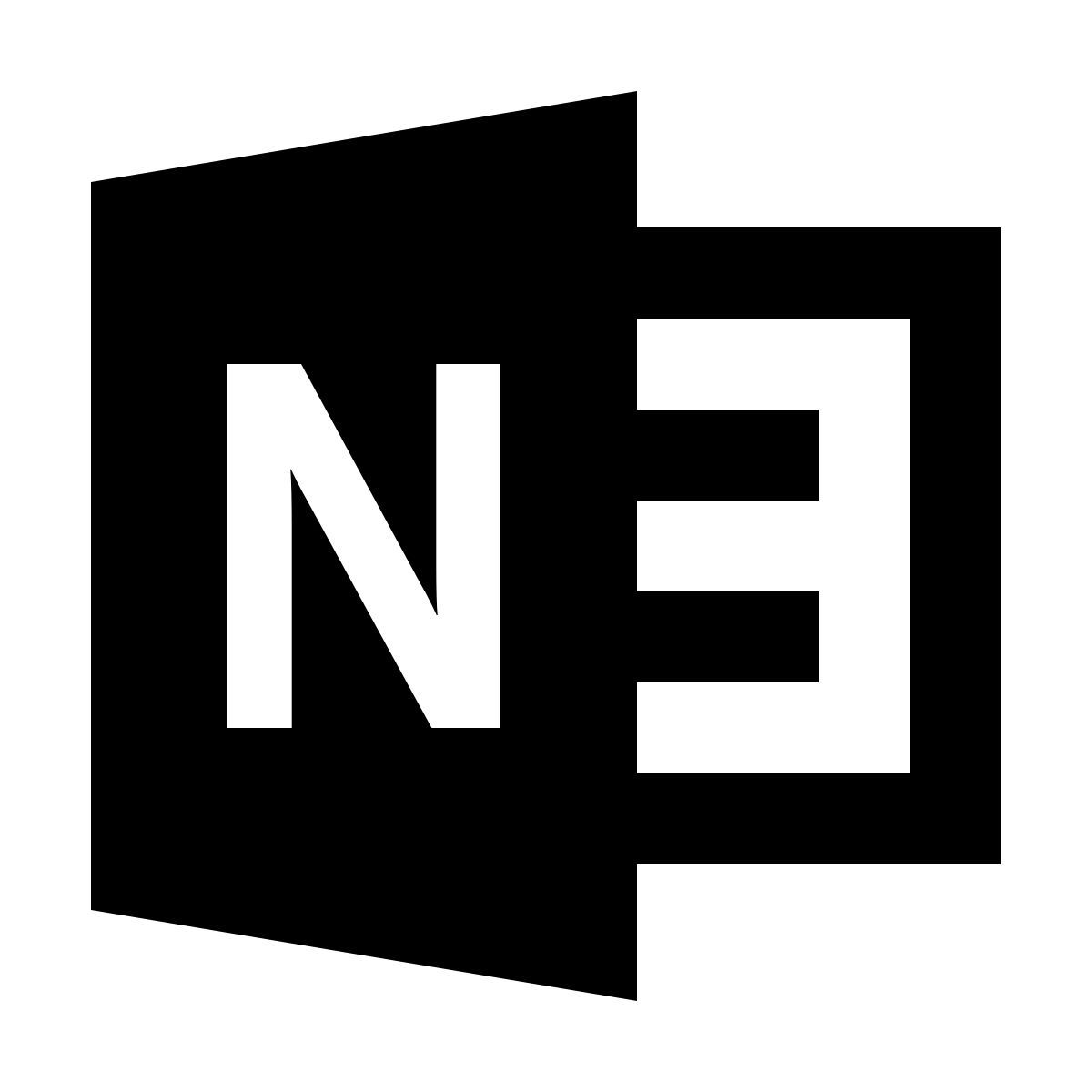 material sharp style microsoft onenote icon