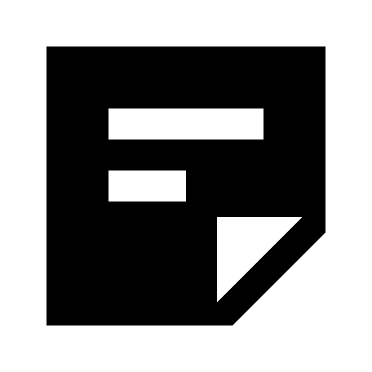 material sharp style заметка icon
