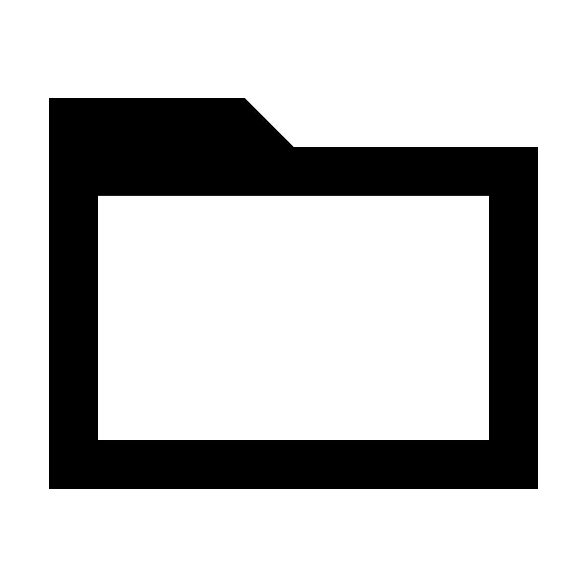 material sharp style открыть папку icon
