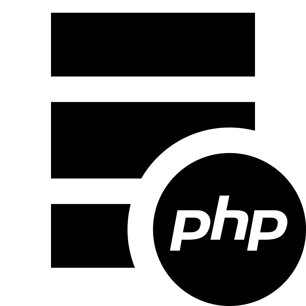 material sharp style php сервер icon