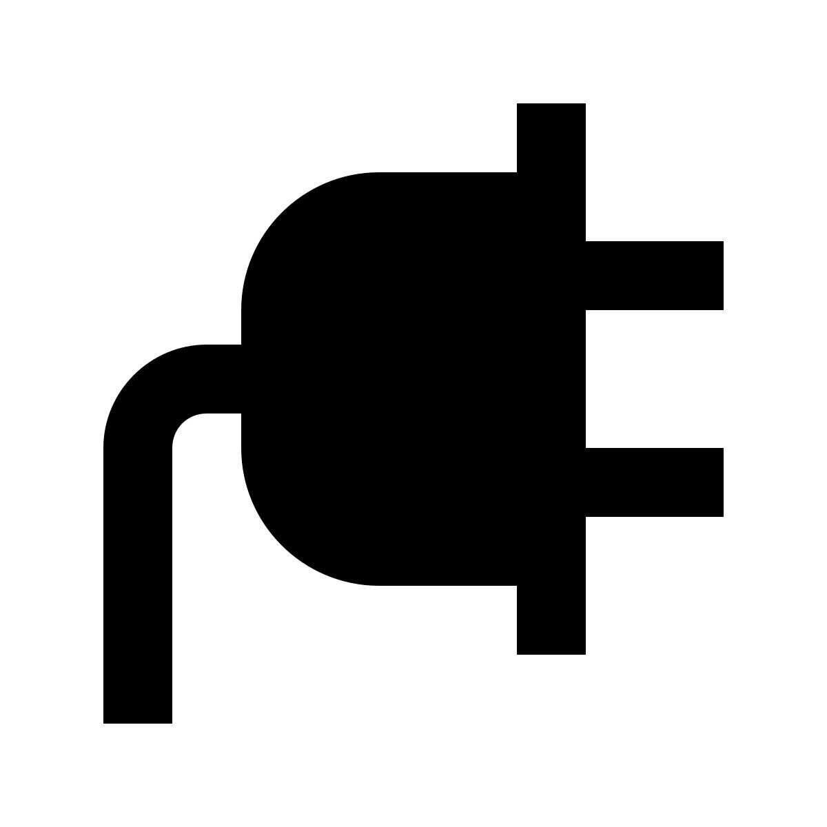 material sharp style вилка icon