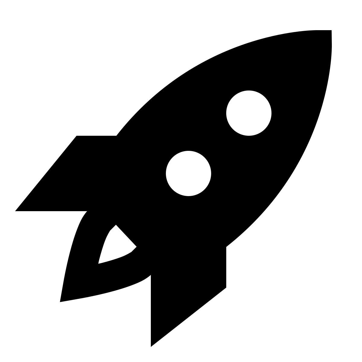 material sharp style ракета icon