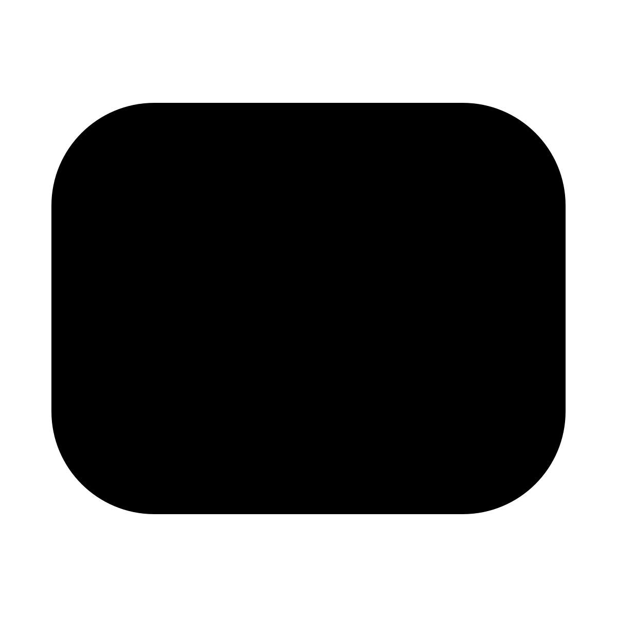 material sharp style прямоугольник со скругленными углами icon