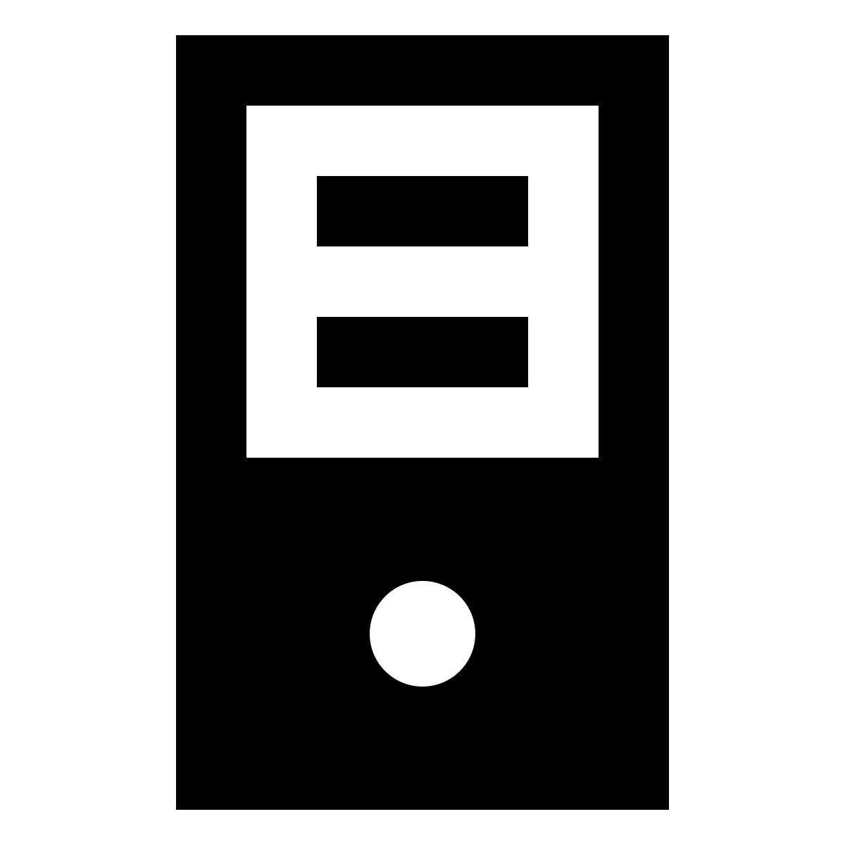 material sharp style сервер icon