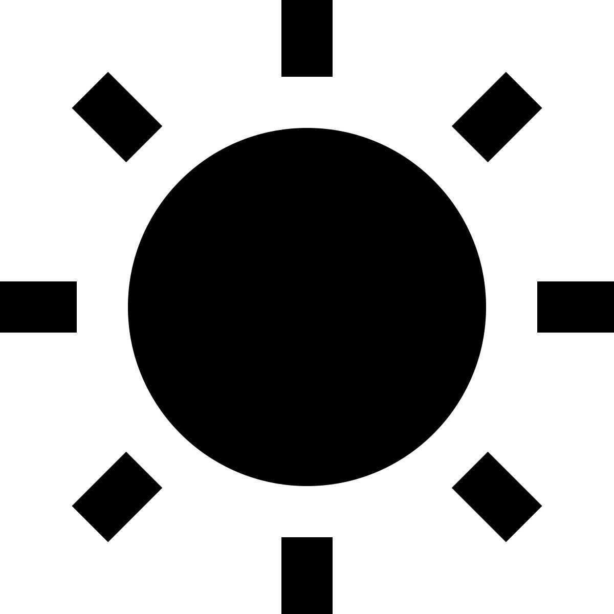 material sharp style солнце icon