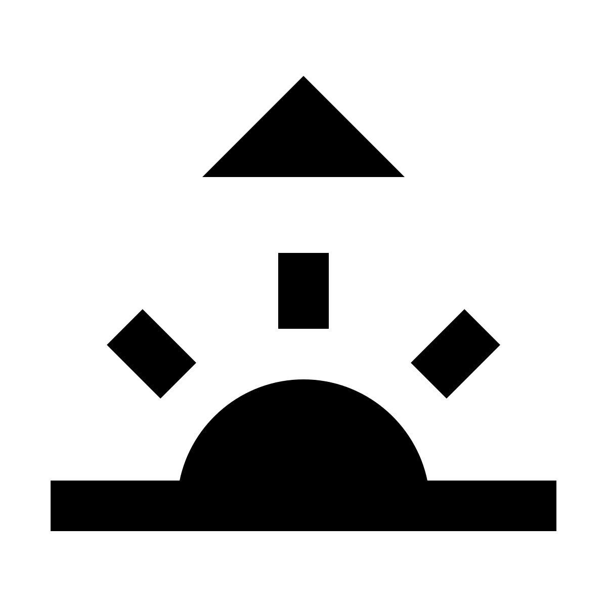 material sharp style восход icon