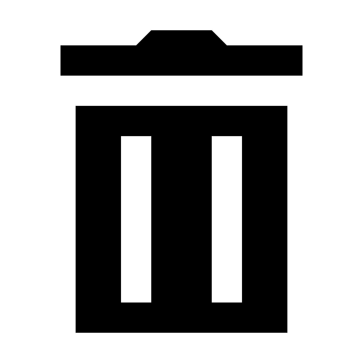 material sharp style мусор icon