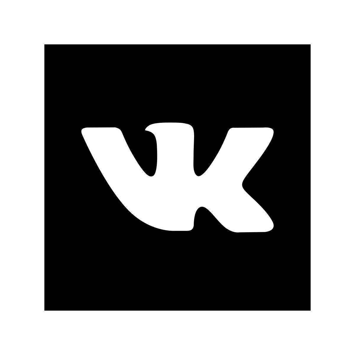 material sharp style вконтакте icon