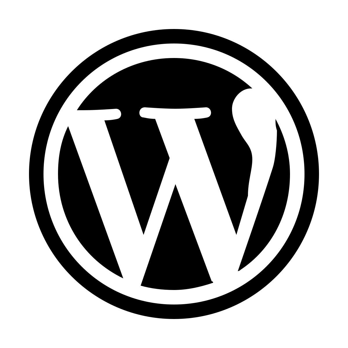 material sharp style wordpress icon