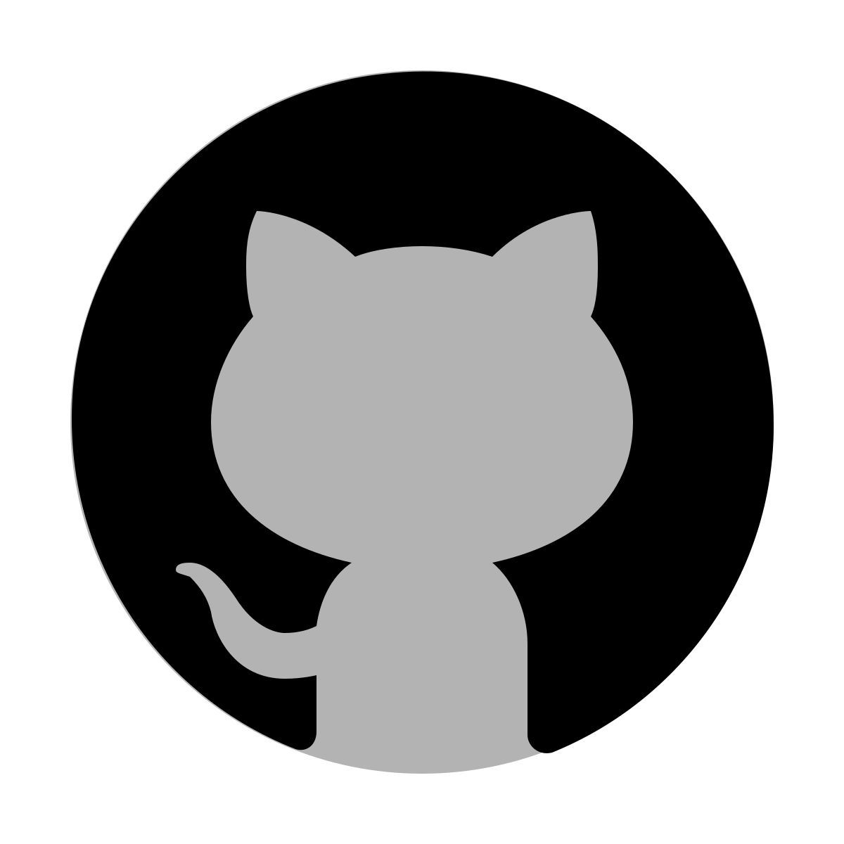 material two tone style github icon