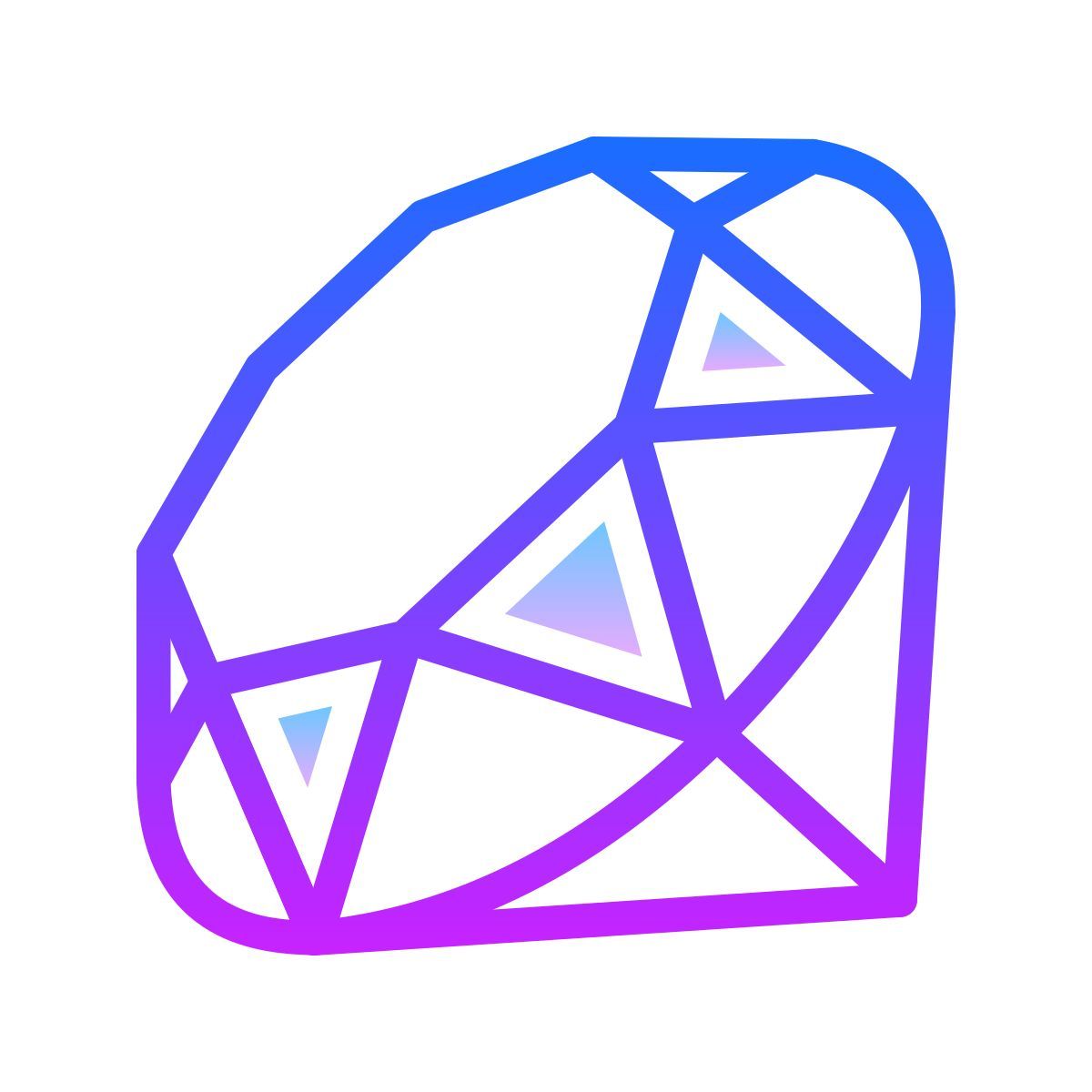 gradient style язык программирования руби icon
