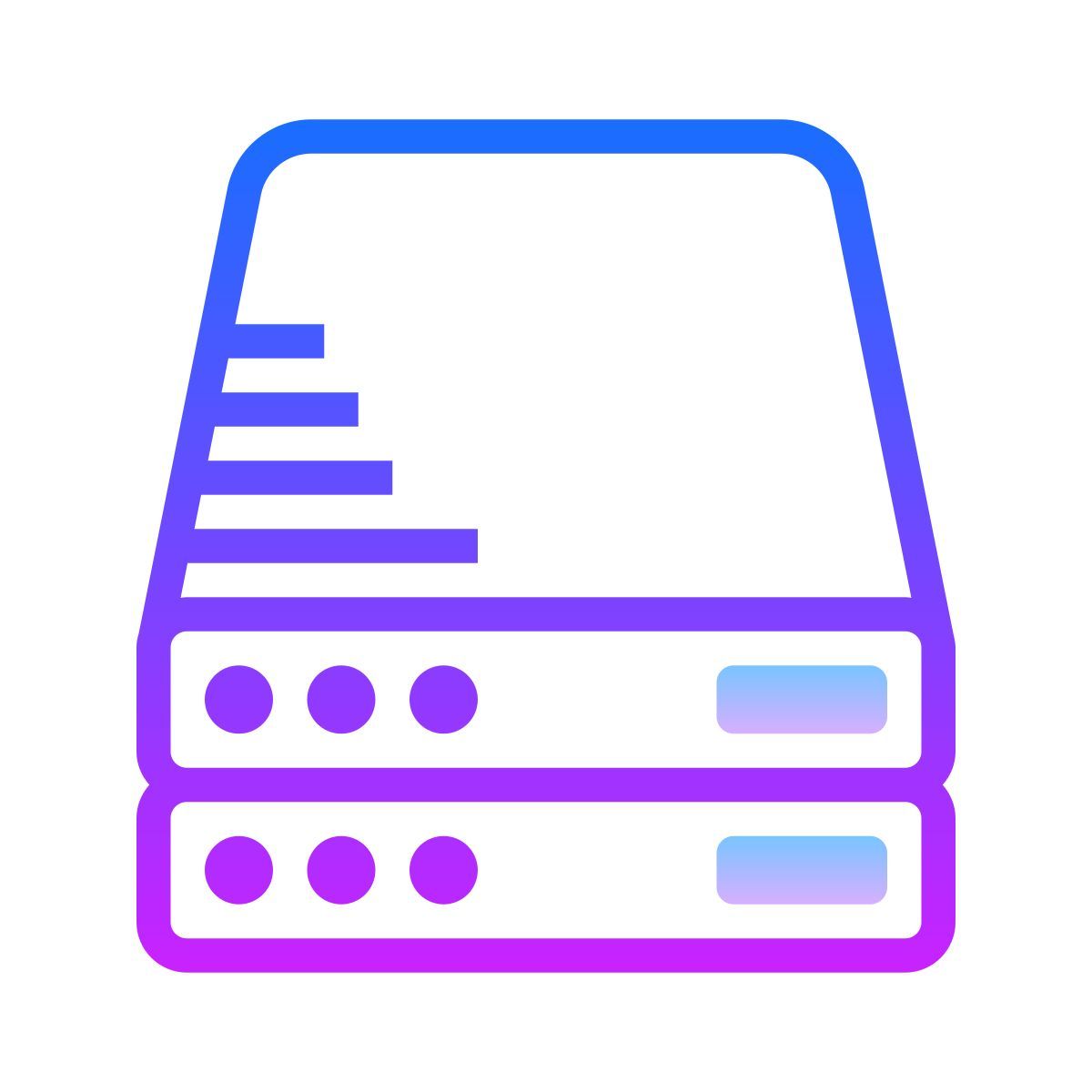 gradient style стек icon