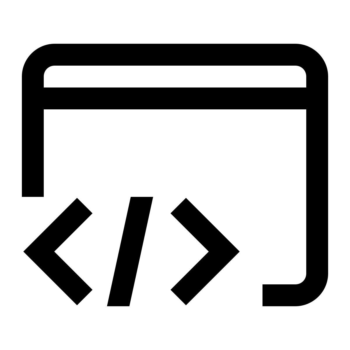 simple small style код icon