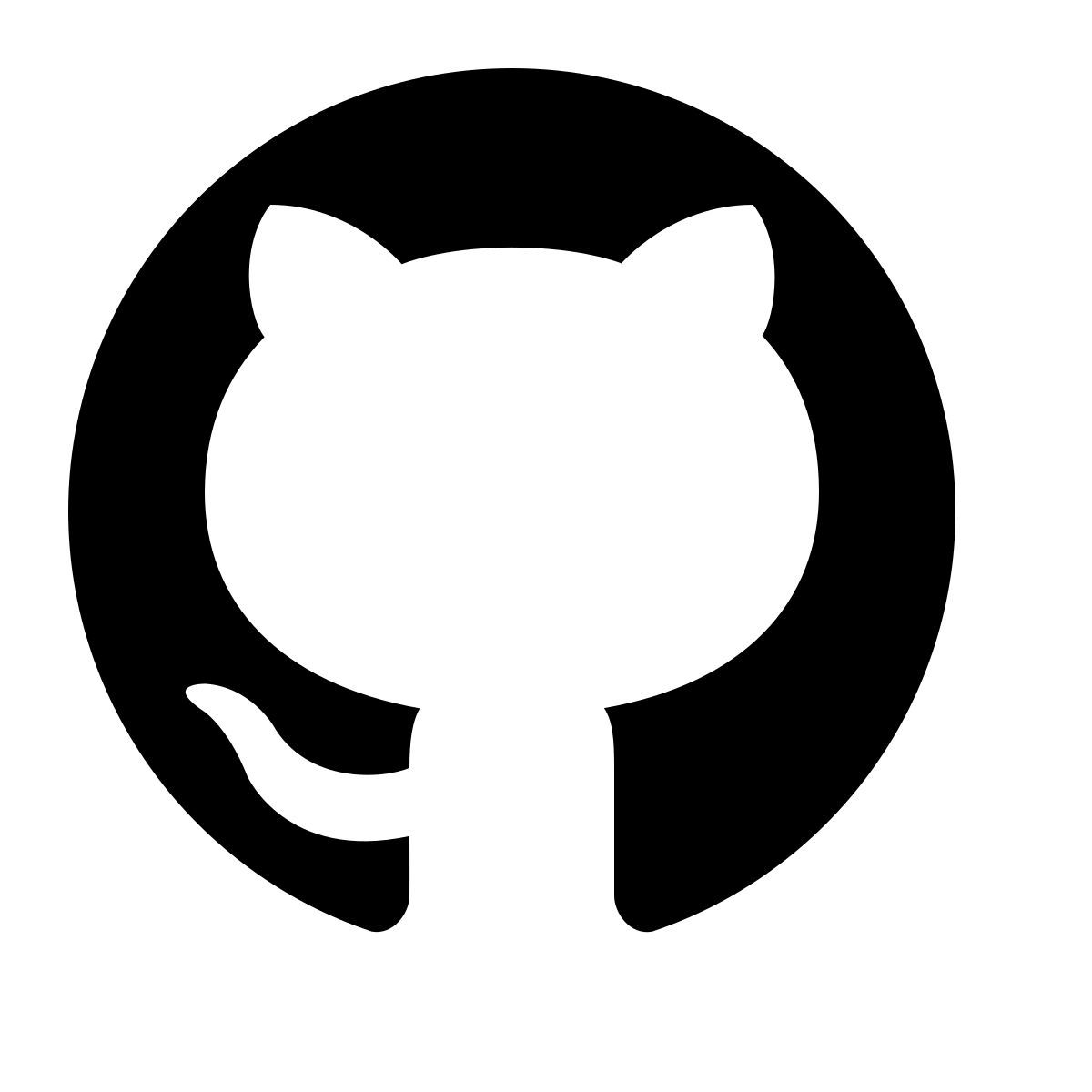 simple small style github icon