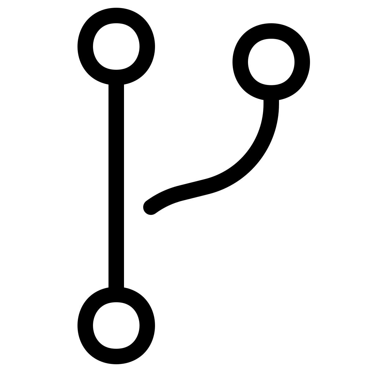 parakeet line style форк icon