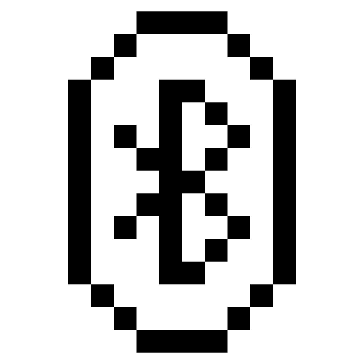 pixels style bluetooth 2 icon