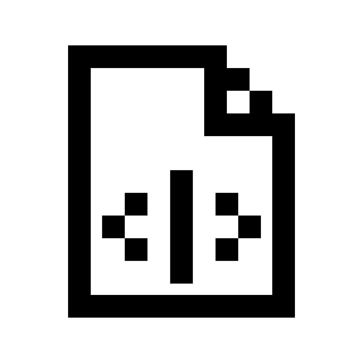 pixels style кодовый файл icon