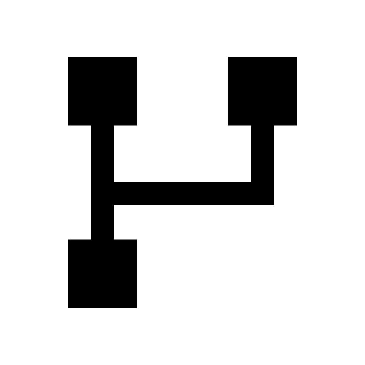 pixels style форк icon