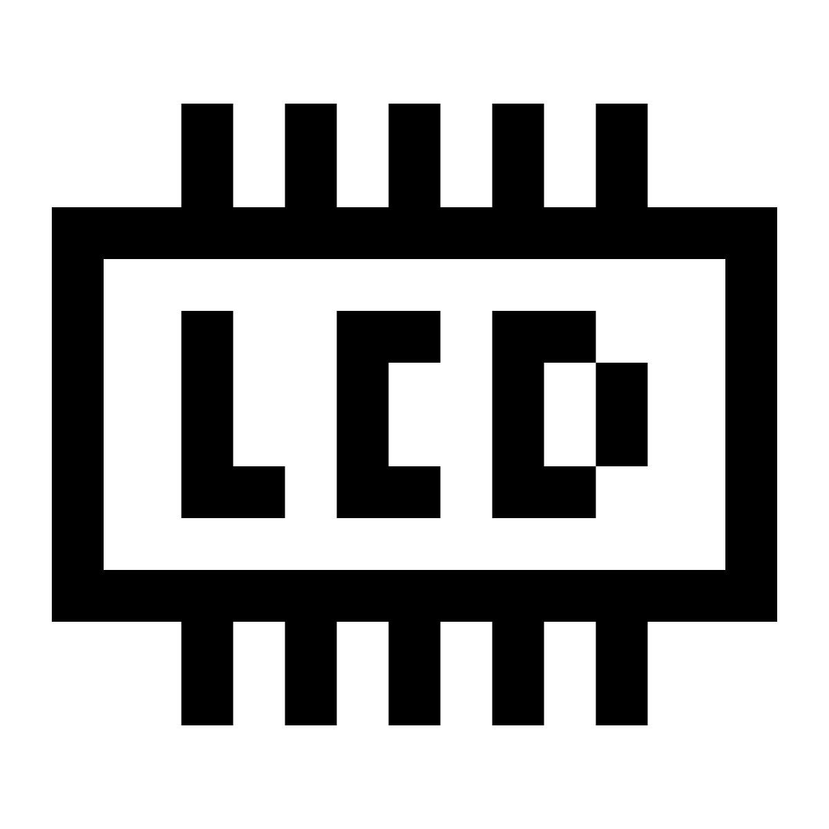 pixels style жк дисплей icon